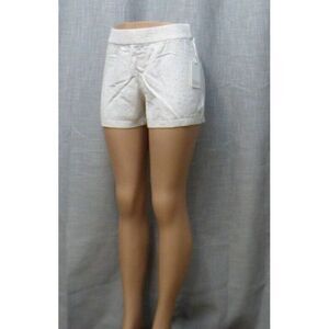 P.J. Salvage RBSPS Women’s Sweater Knit Speckled Lounge Shorts, Ivory, Size L